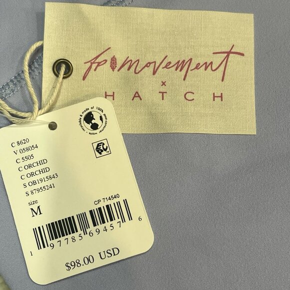 NWT $108 Free People x Hatch Never Better Maternity Leggings Medium Orchid Pants - Picture 10 of 14